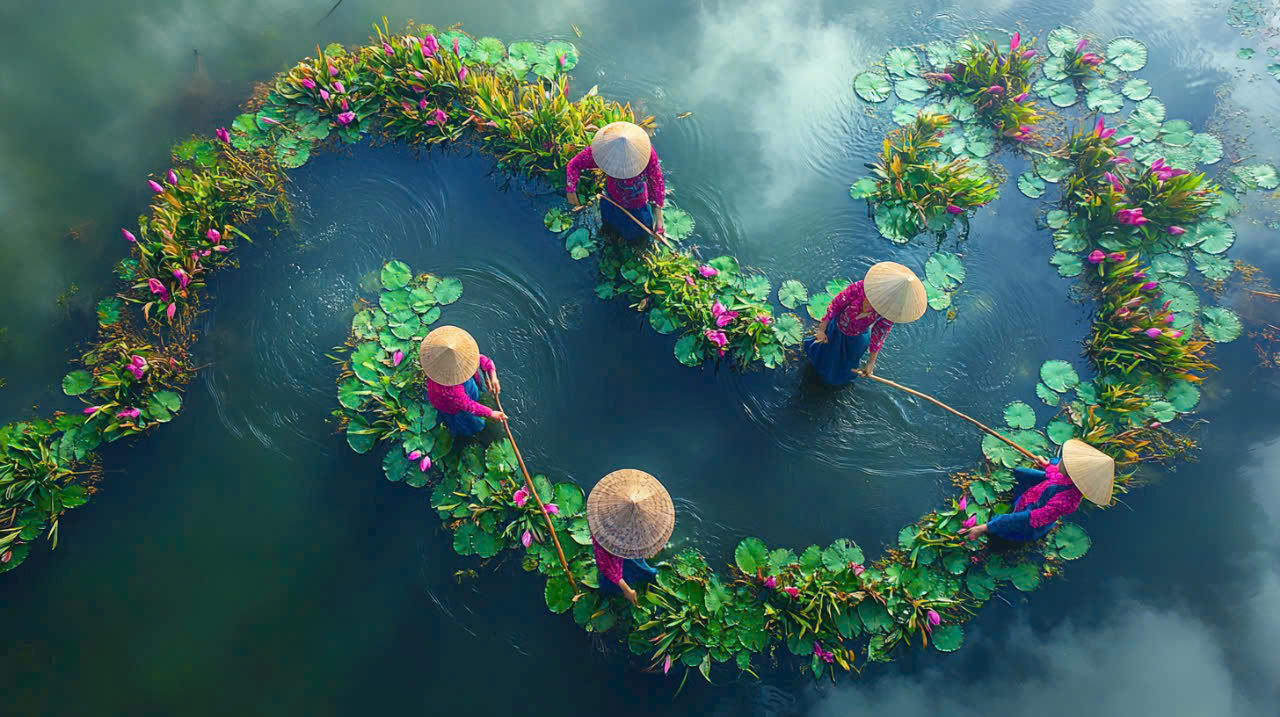 Lotus in Southern Vietnam